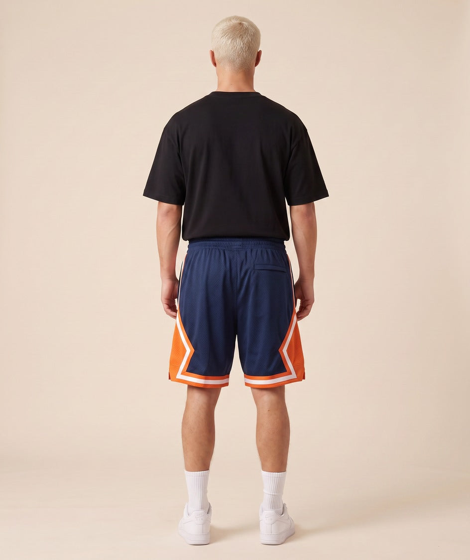 Knicks navy orange Just Don shorts