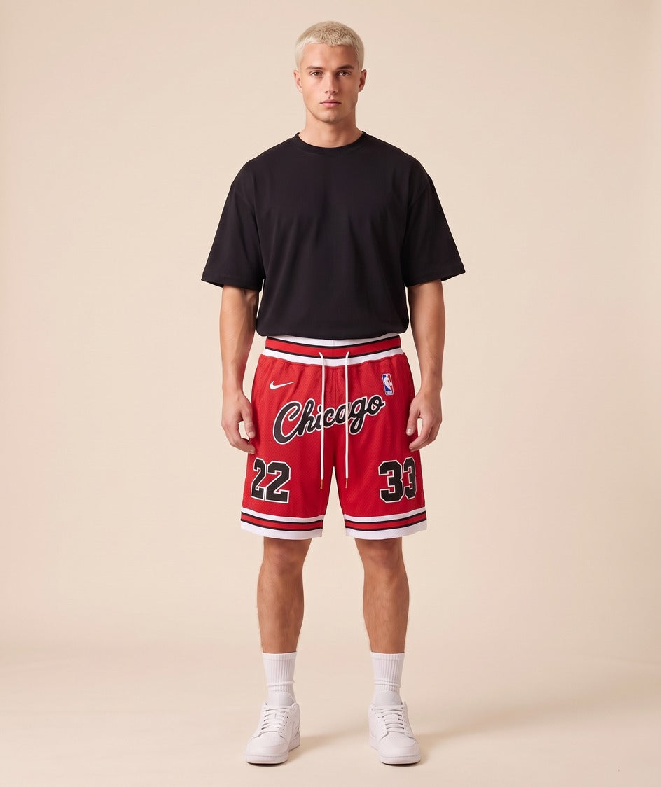 מכנסי NBA - שיקגו בולס אדום
