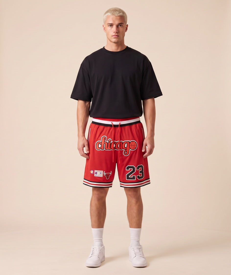 מכנסי NBA - שיקגו בולס אדום 23