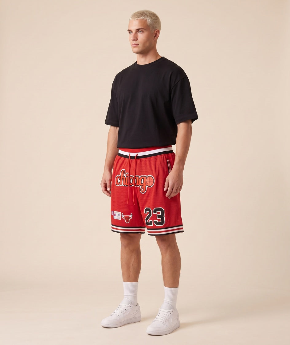 מכנסי NBA - שיקגו בולס אדום 23