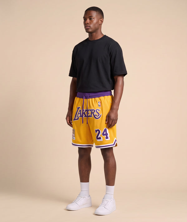 מכנסי NBA - לוס אנג'לס לייקרס קובי 24 צהוב