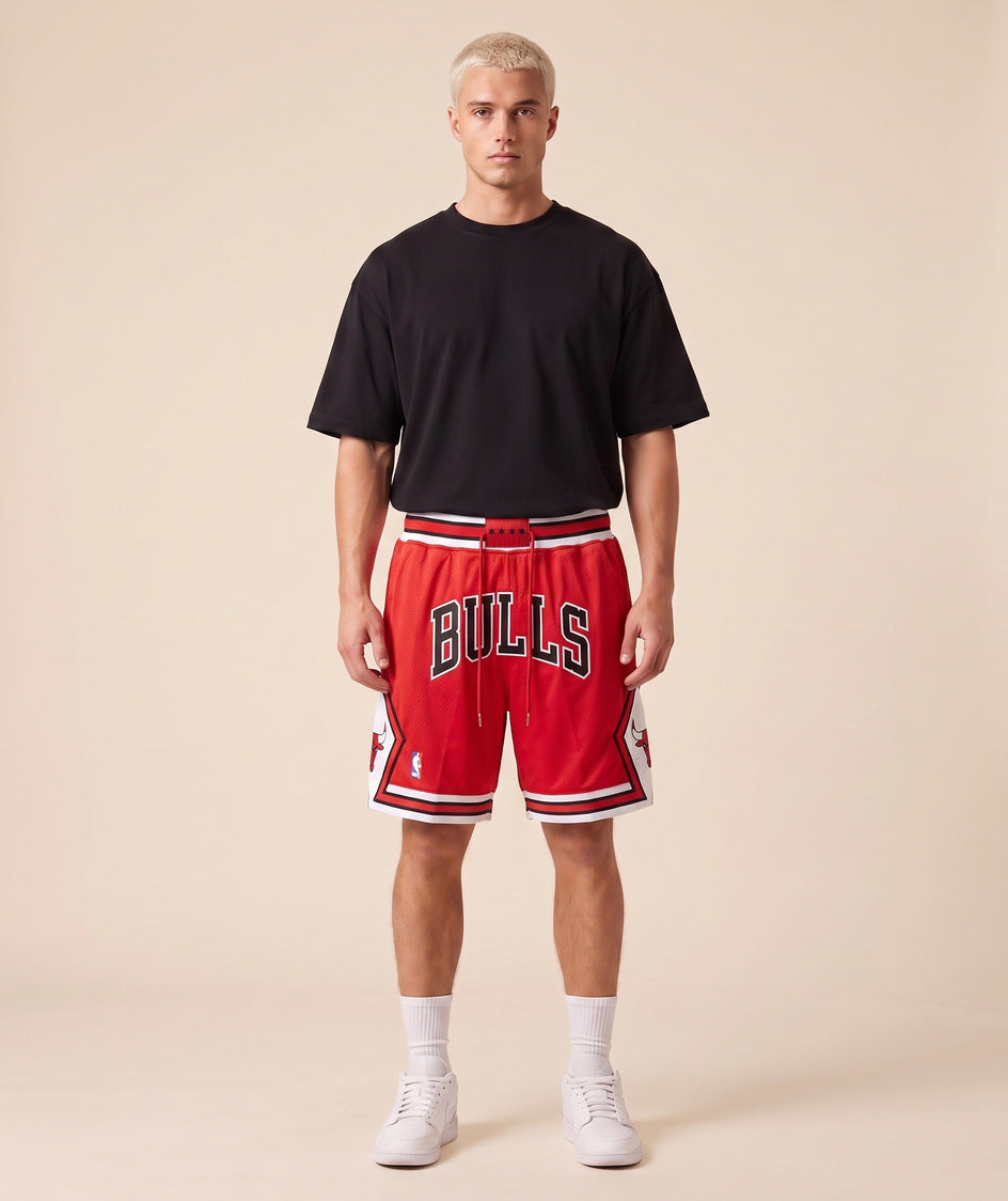 מכנסי NBA - שיקגו בולס אדום קלאסי