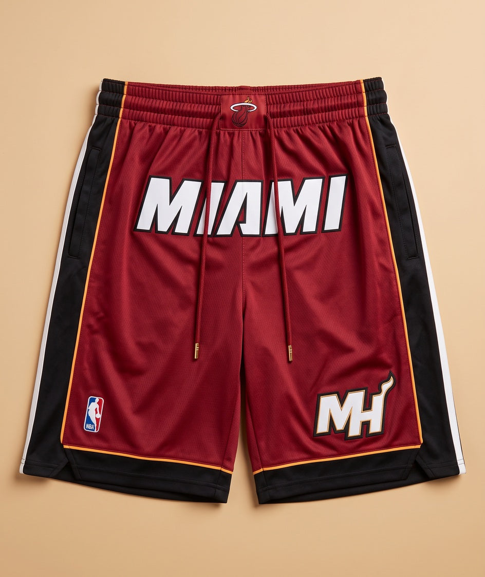 מכנסי NBA - מיאמי היט בורדו