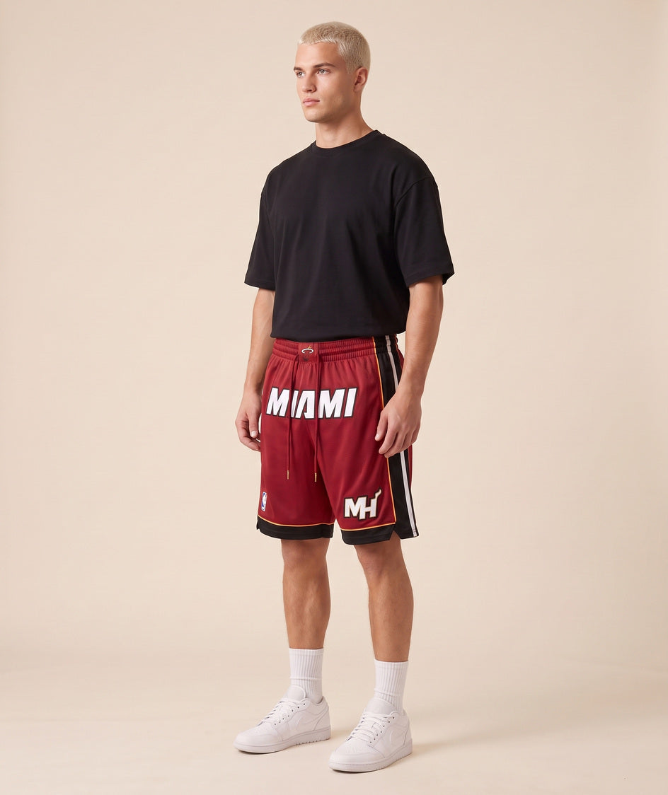 מכנסי NBA - מיאמי היט בורדו