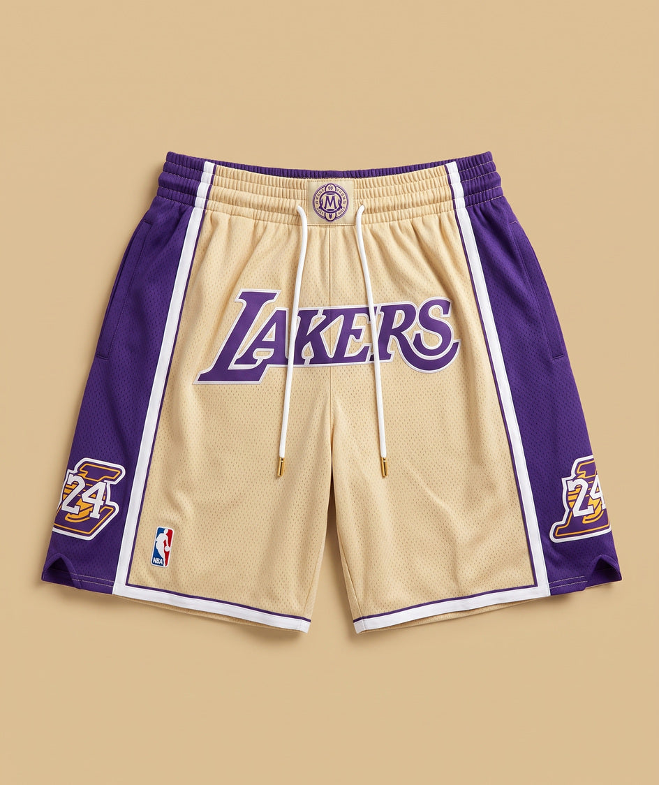 מכנסי NBA - לוס אנג'לס לייקרס קובי היכל התהילה זהב