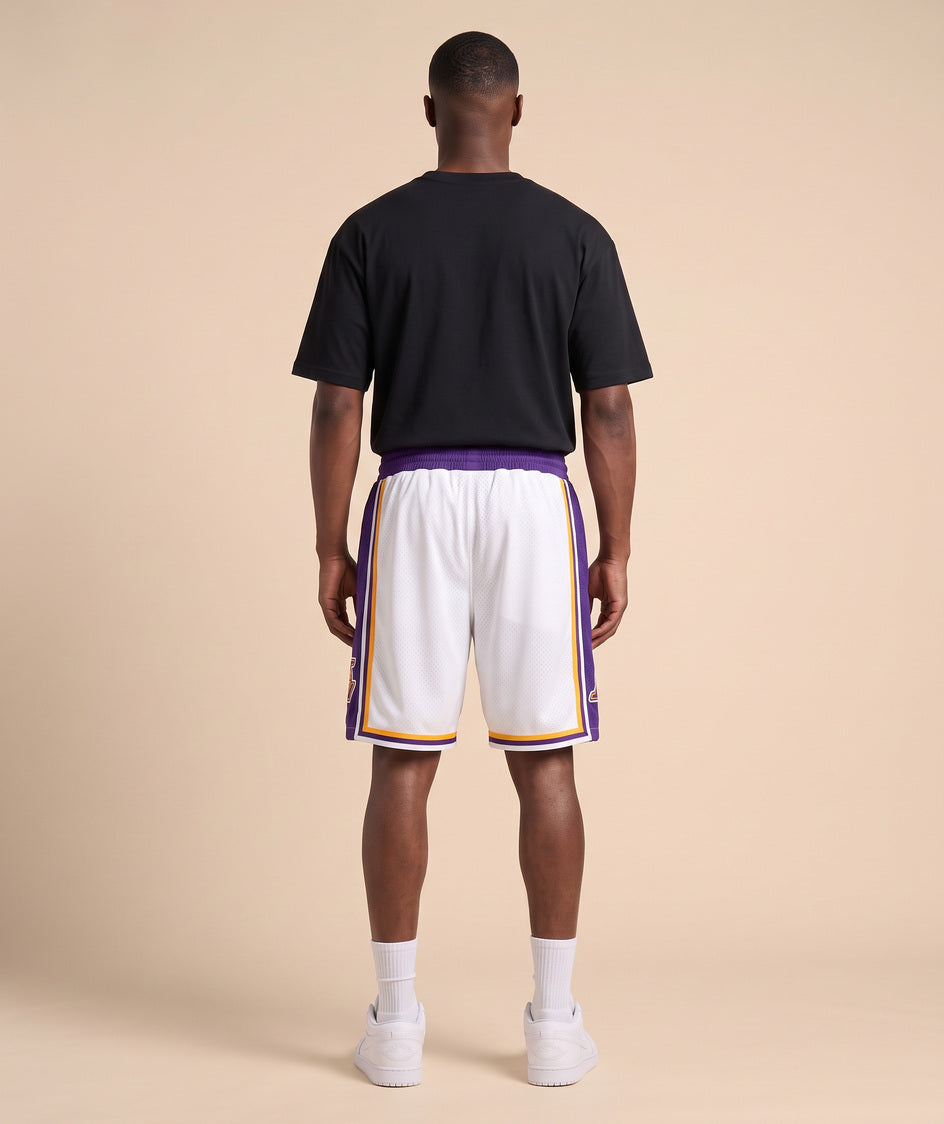 מכנסי NBA - לוס אנג'לס לייקרס לבן