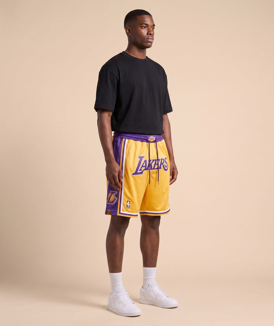 מכנסי NBA - לוס אנג'לס לייקרס צהוב