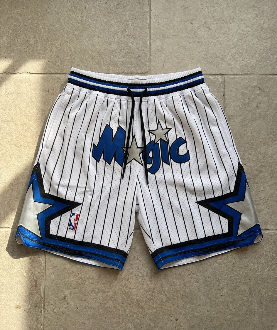 מכנסי NBA - אורלנדו מג'יק פסים לבן