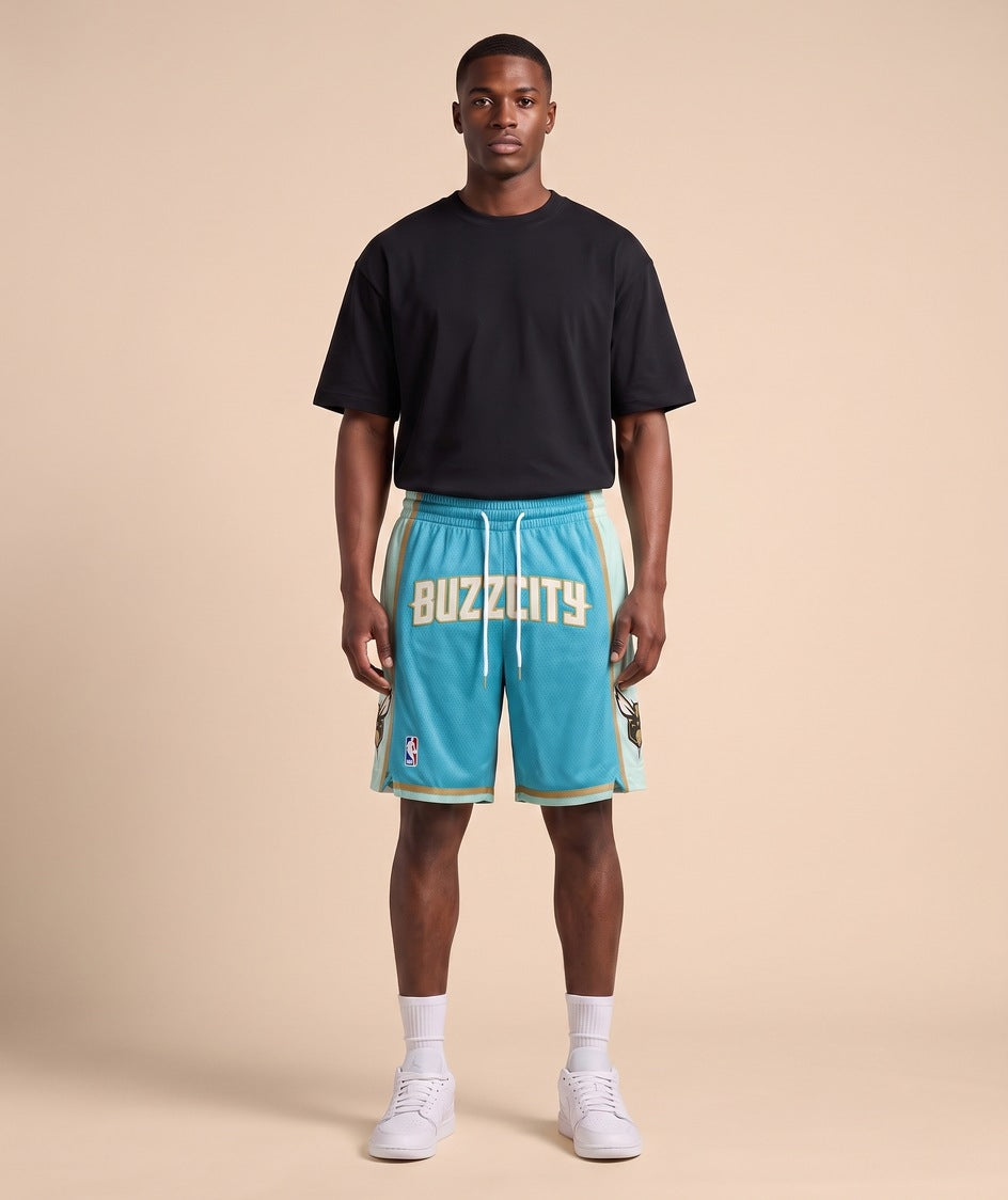 מכנסי NBA - שארלוט הורנטס Buzz City מנטה