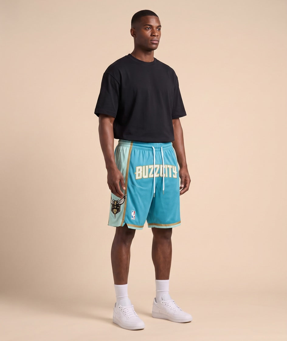 מכנסי NBA - שארלוט הורנטס Buzz City מנטה
