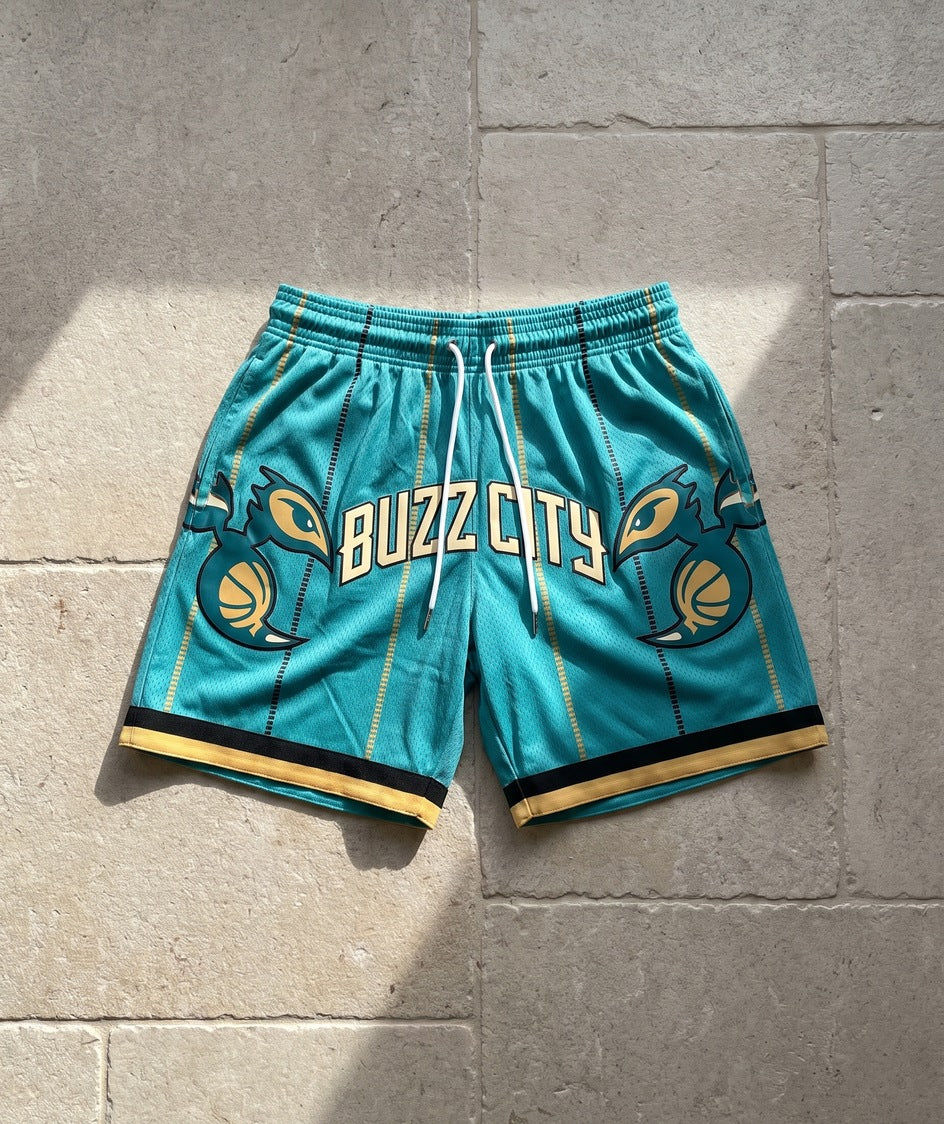 מכנסי NBA - שארלוט הורנטס Buzz City טורקיז