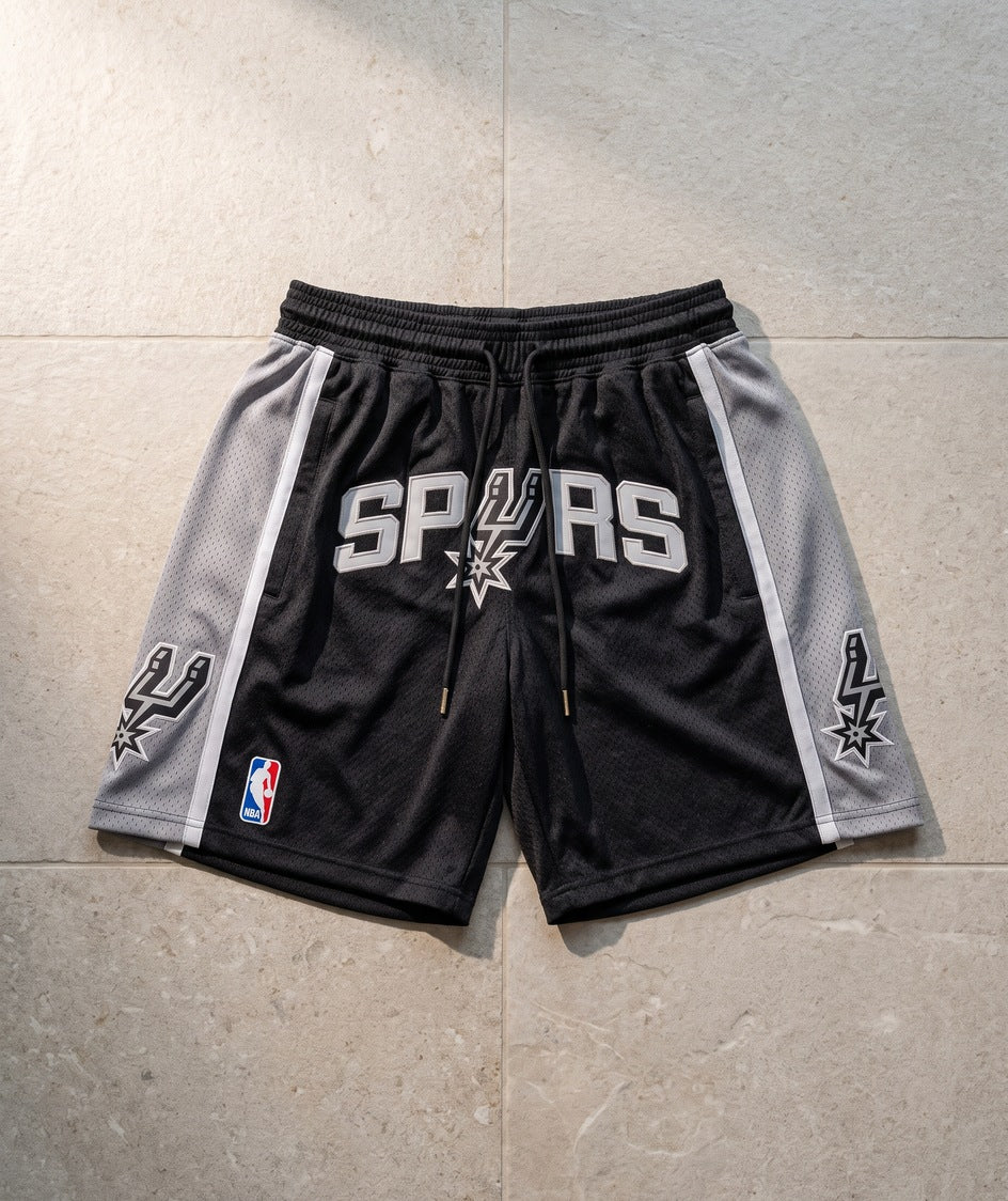 מכנסי NBA - סן אנטוניו ספרס שחור אפור