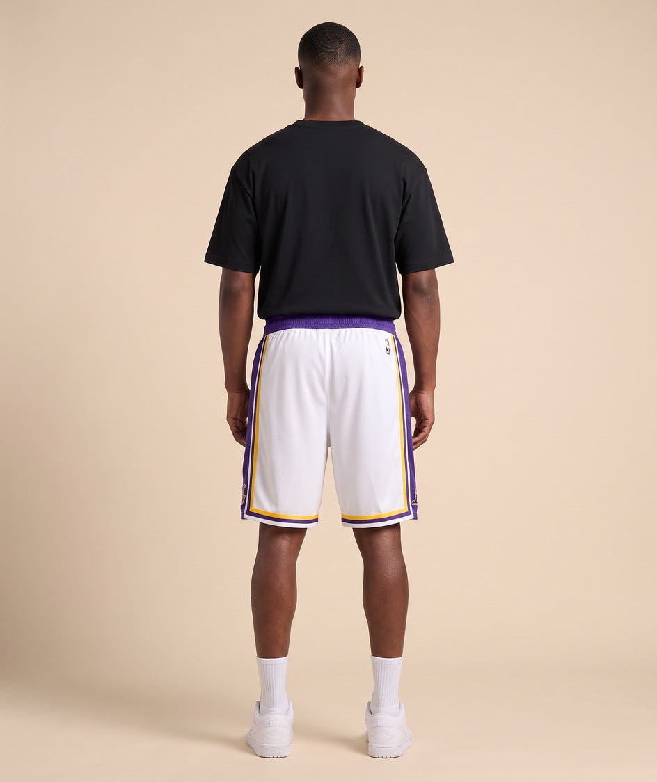 מכנסי NBA - לוס אנג'לס לייקרס לבן