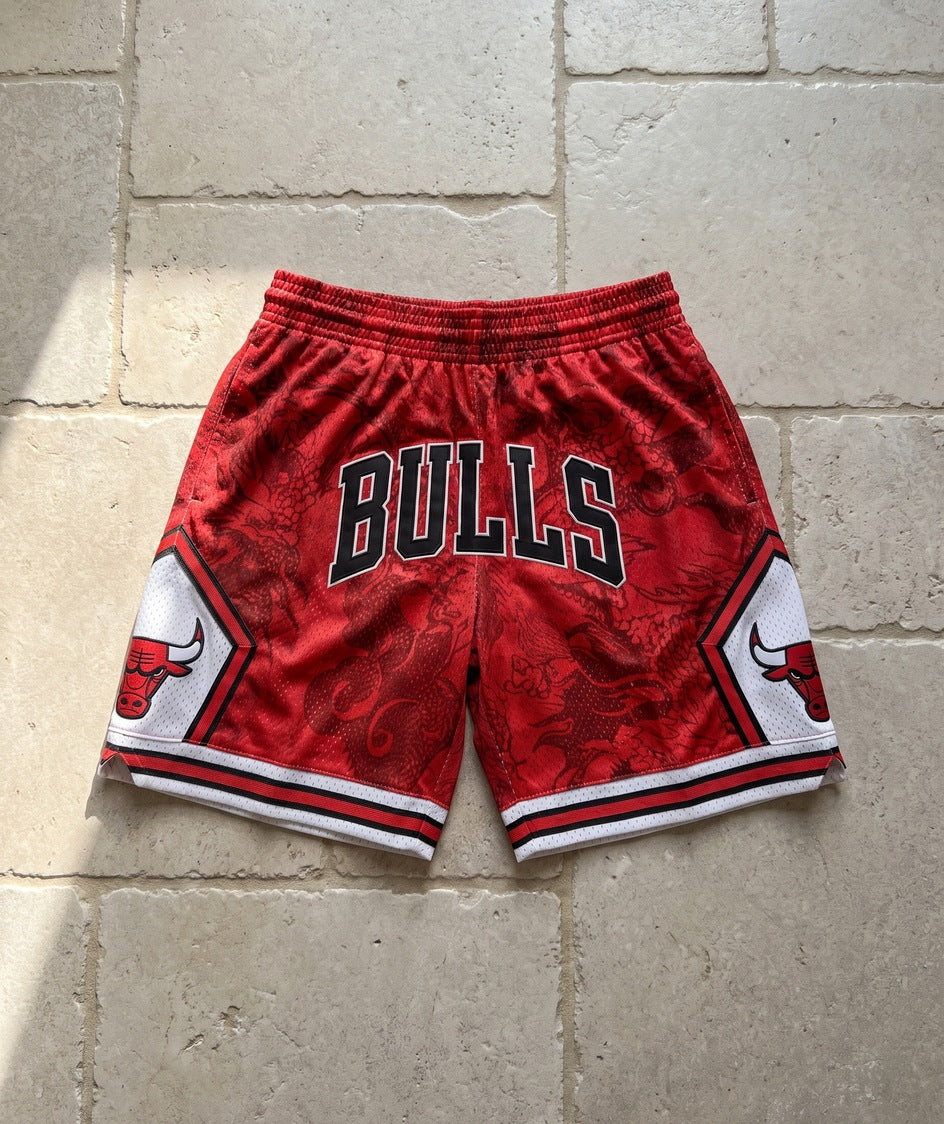 מכנסי NBA - שיקגו בולס דראגון אדום