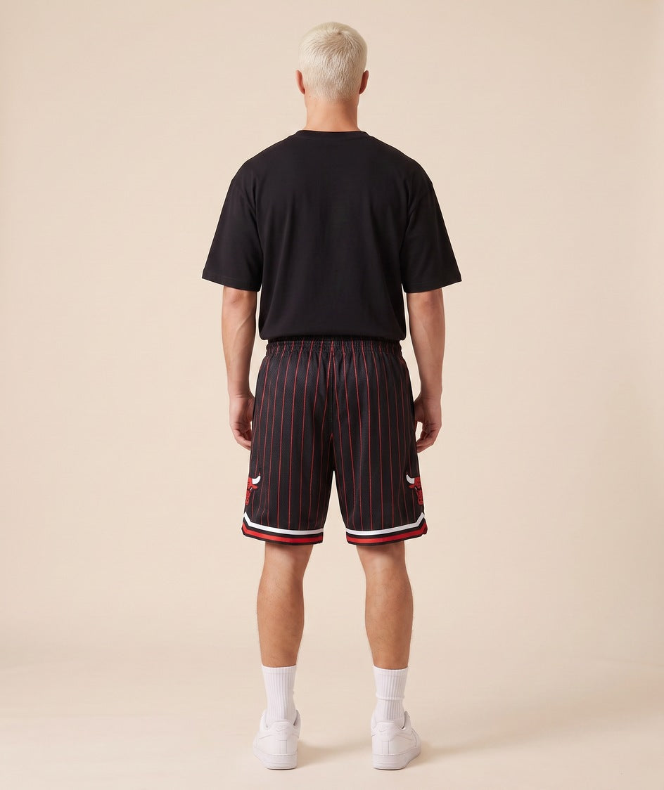 מכנסי NBA - שיקגו בולס BULLS פסים אדומים