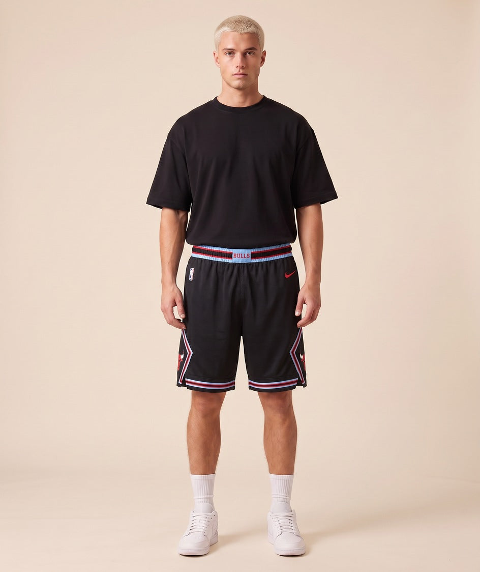 מכנסי NBA - שיקגו בולס City Edition שחור