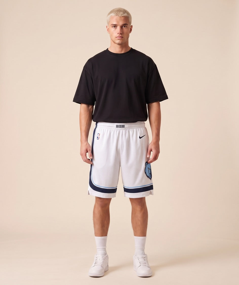 מכנסי NBA - ממפיס גריזליס לבן