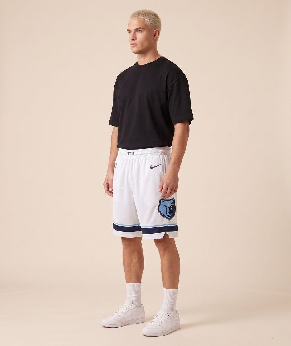 מכנסי NBA - ממפיס גריזליס לבן