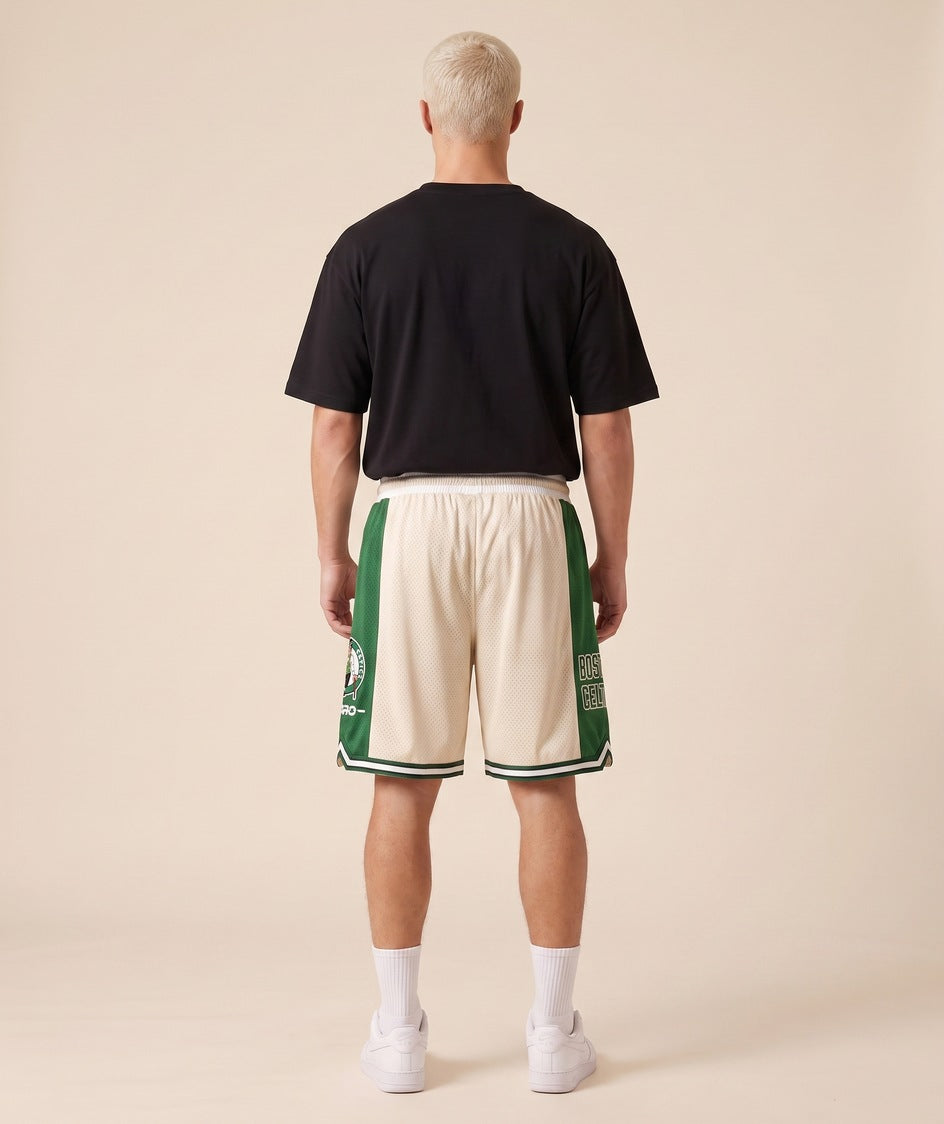 מכנסי NBA - בוסטון סלטיקס קרם וירוק