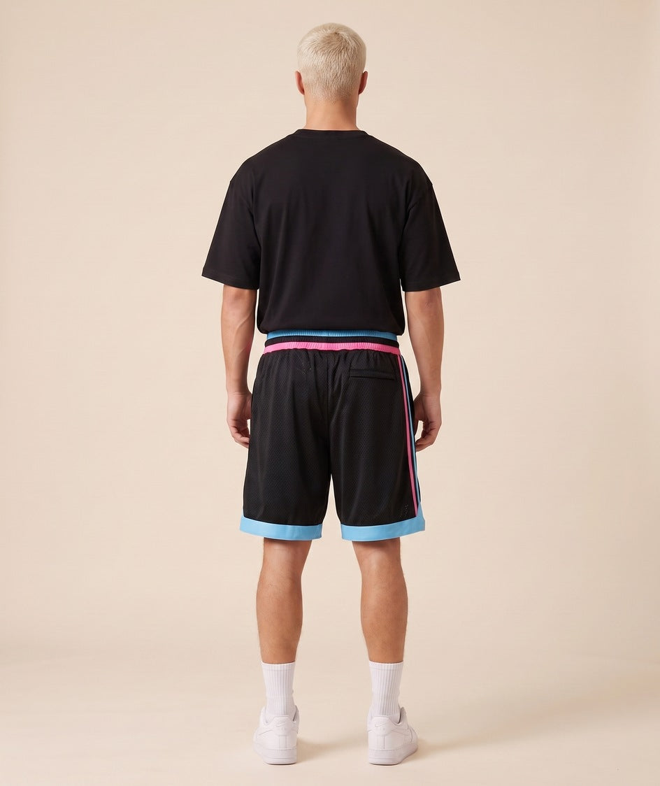מכנסי NBA - מיאמי היט שחור Miami