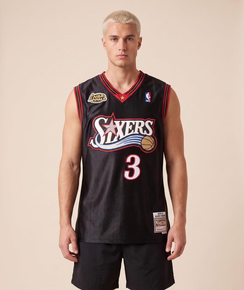גופיית NBA - פילדלפיה 76 איברסון 3 2000-01 שחור