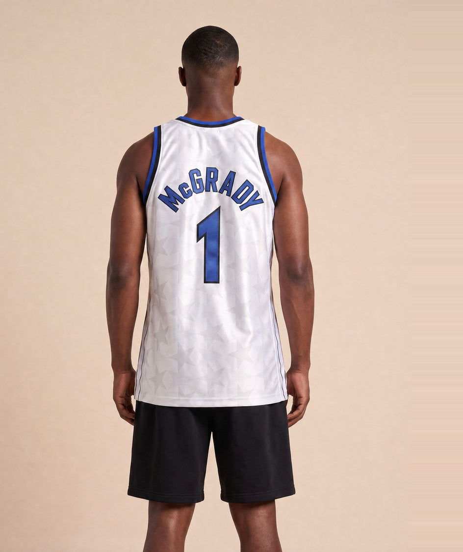 גופיית NBA - אורלנדו מג'יק מקגריידי 1 2000-01 לבן - גב