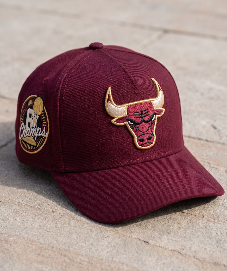כובע NBA - שיקגו בולס בורדו