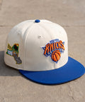 כובע NBA - ניו יורק ניקס קרם כחול מדינת ניו יורק