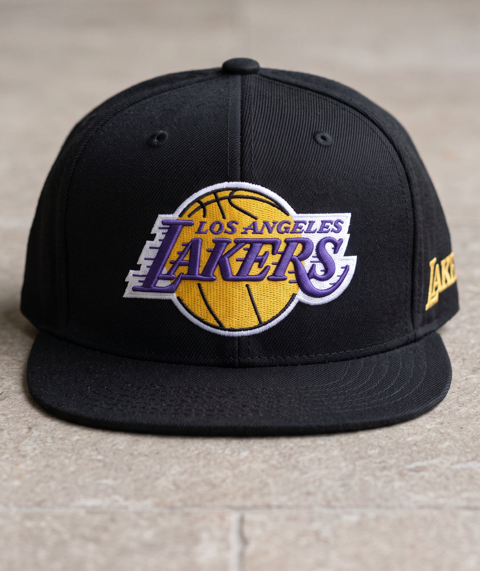 כובע NBA - לוס אנג'לס לייקרס שחור סמל מלא