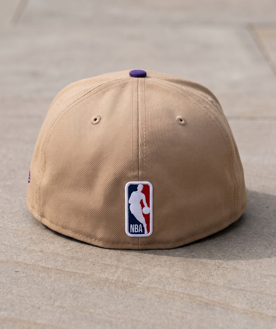 כובע NBA - לוס אנג'לס לייקרס חול סגול - גב