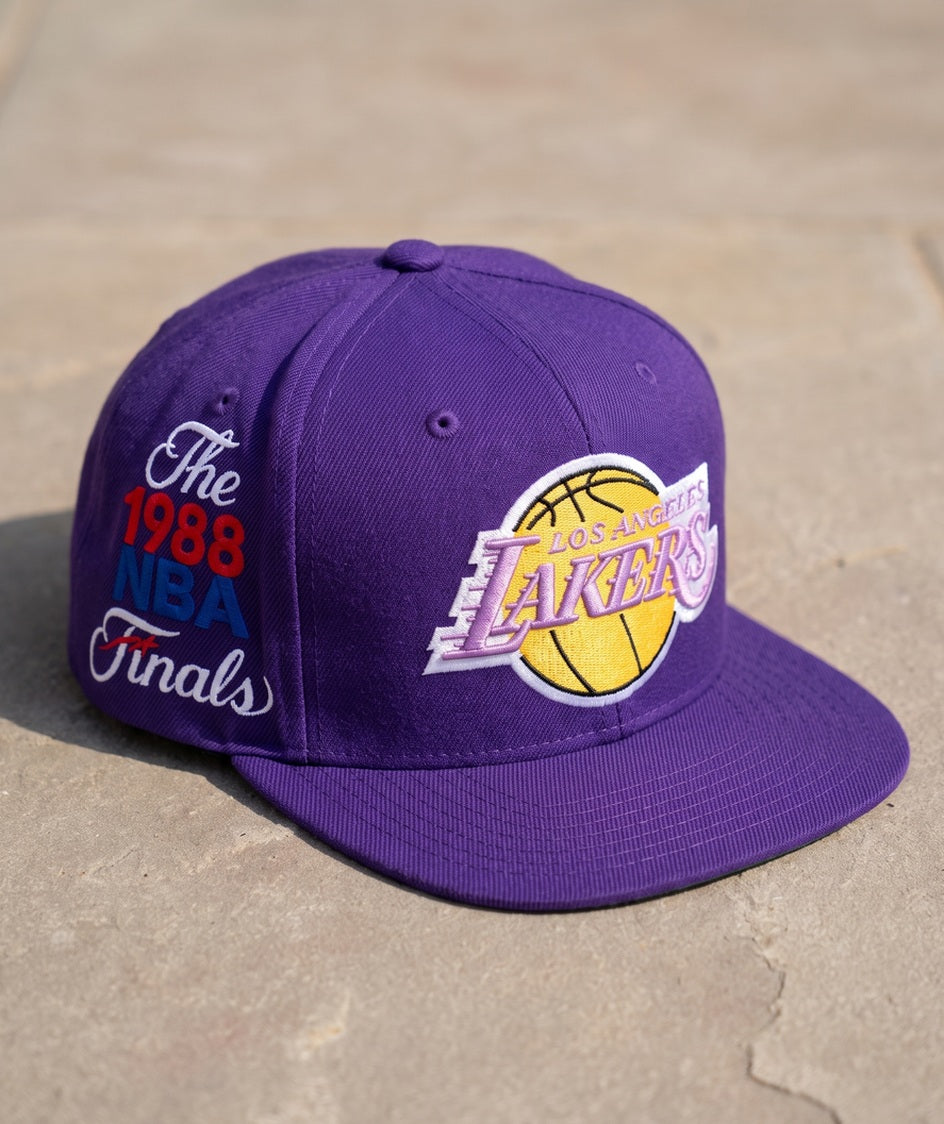 כובע NBA - לוס אנג'לס לייקרס סגול 1988