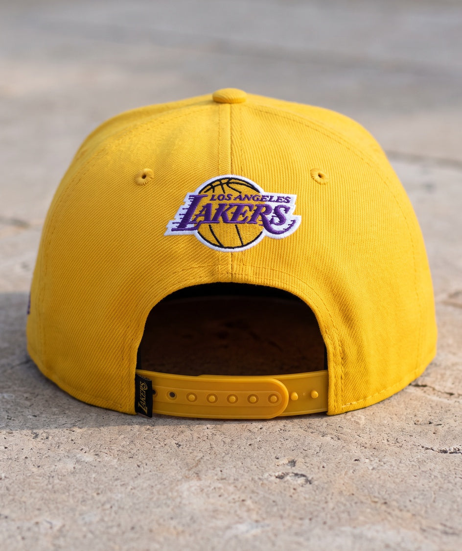 כובע NBA - לוס אנג'לס לייקרס זהב סגול פסים - גב