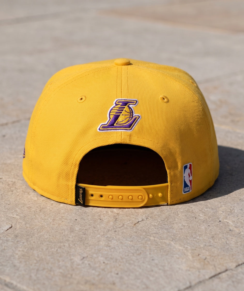 כובע NBA - לוס אנג'לס לייקרס זהב סגול סמל - גב