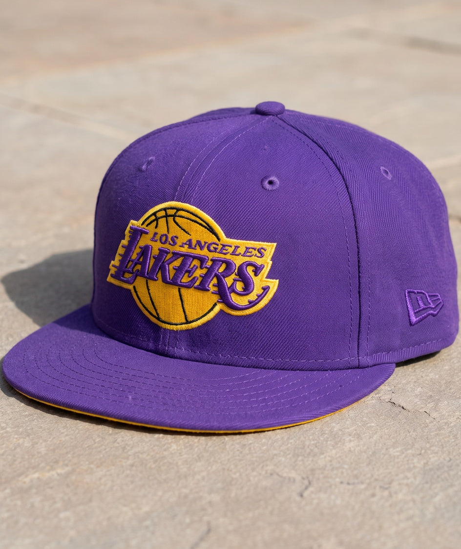 כובע NBA - לוס אנג'לס לייקרס סגול סמל מלא