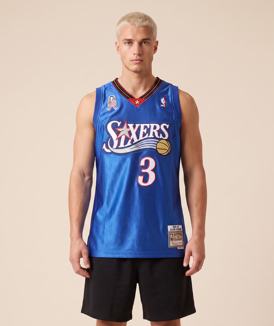 גופיית NBA - פילדלפיה 76 איברסון 3 כחול 2
