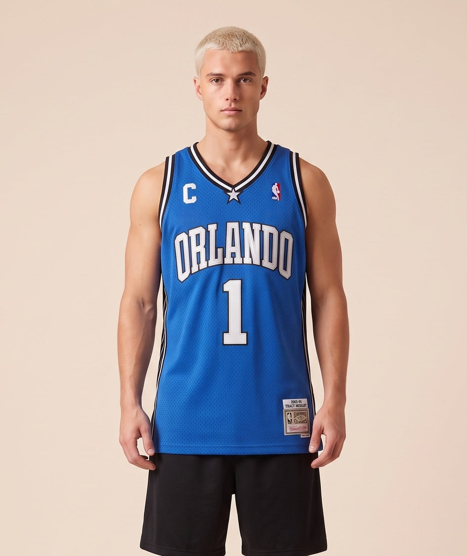 גופיית NBA - אורלנדו מג'יק מקגריידי 1 2003-04 כחול