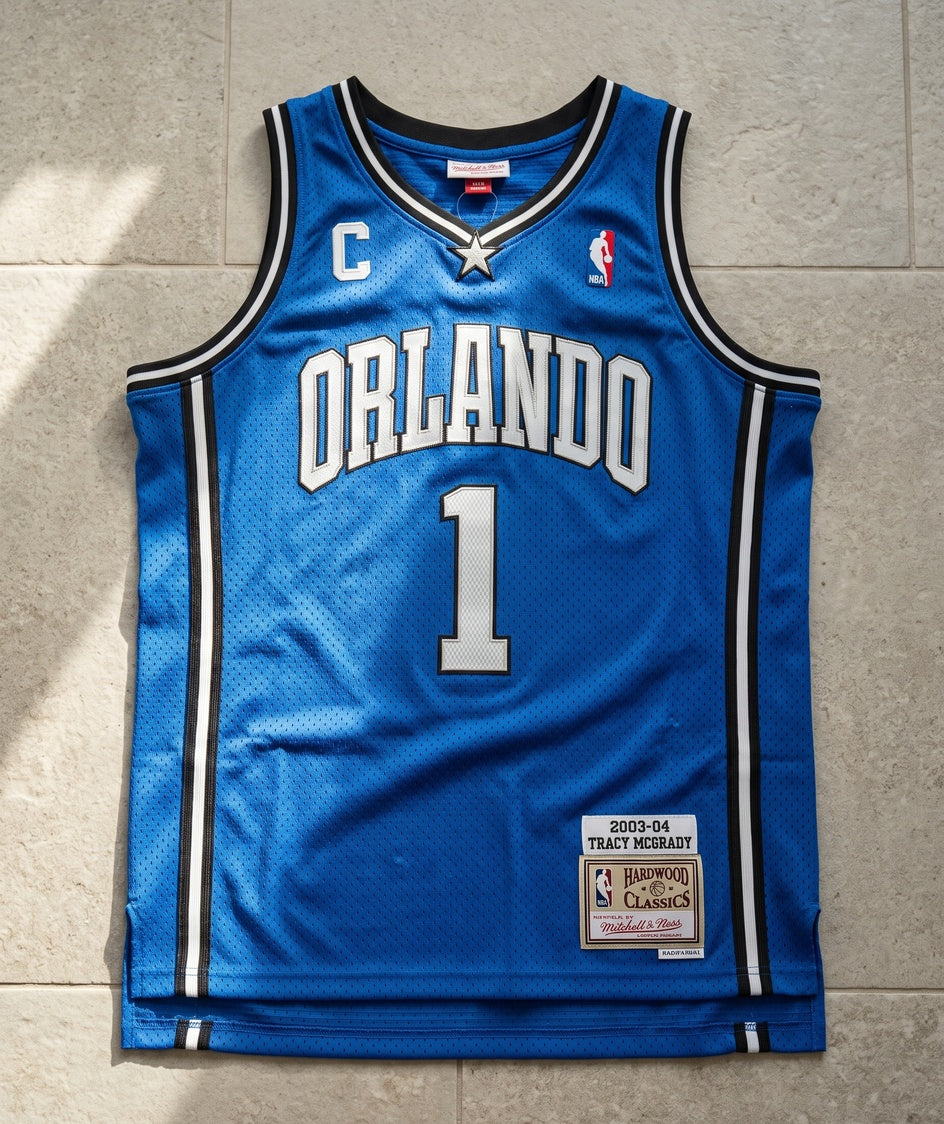 גופיית NBA - אורלנדו מג'יק מקגריידי 1 2003-04 כחול - מוצר